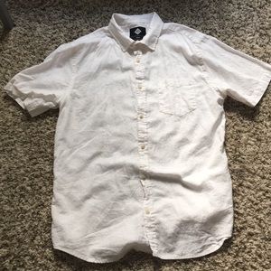 Cotton on casual white button down shirt